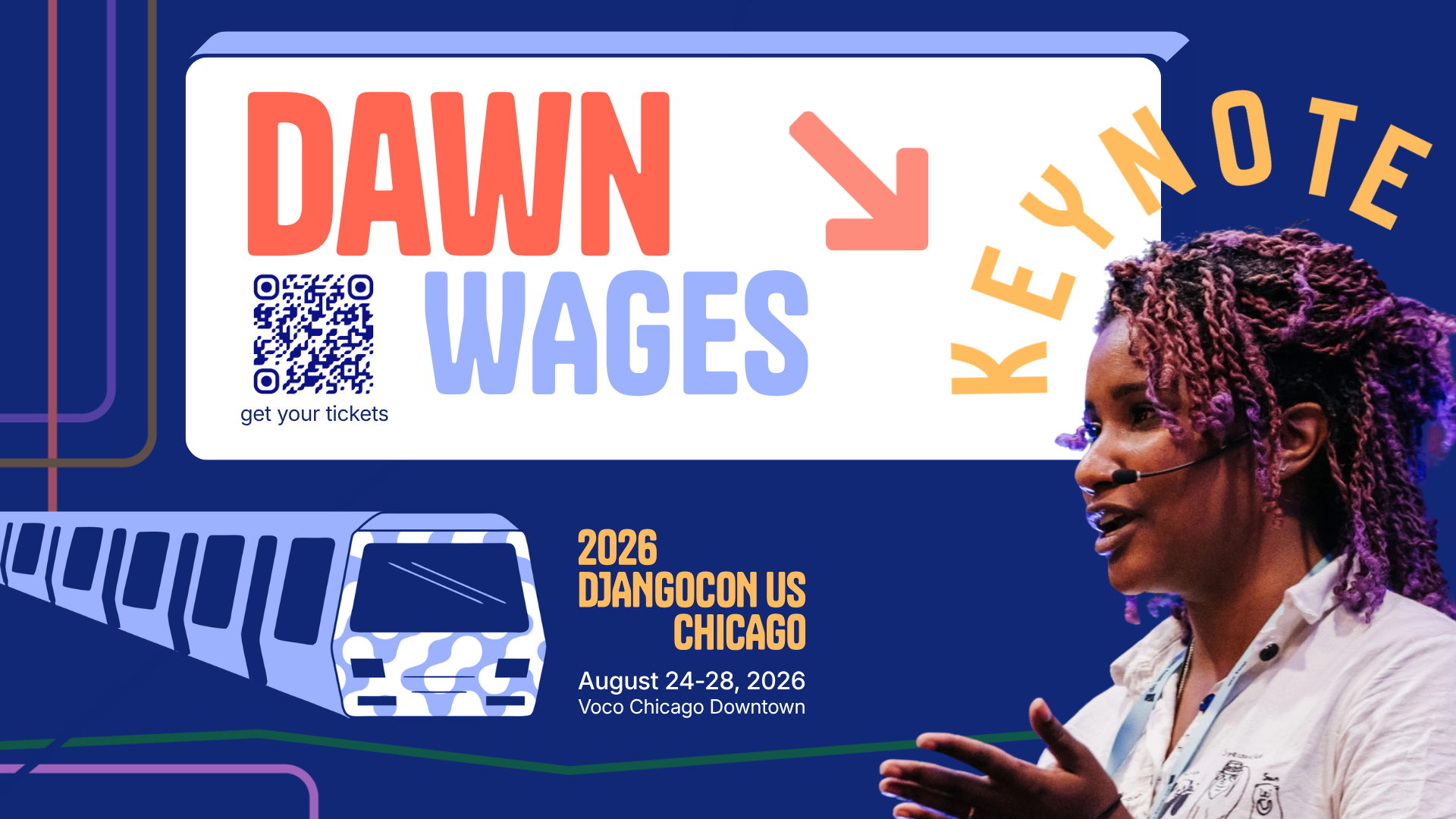 Announcing Dawn Wages as a DjangoCon US 2026 keynote speaker